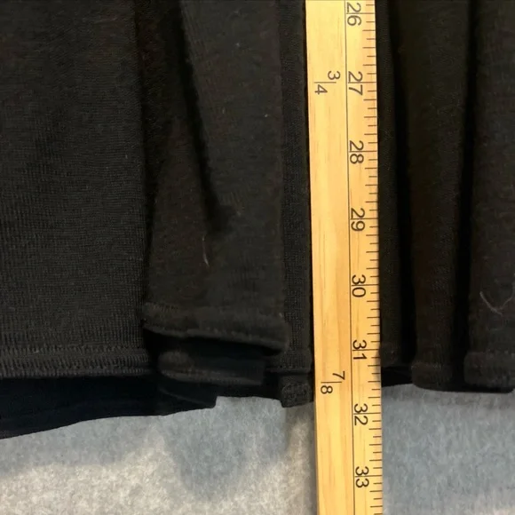 Fusun Merino Wool Skirt Women’s Size S Art to Wear A-line Black Gray Midi Ankle - Picture 12 of 12